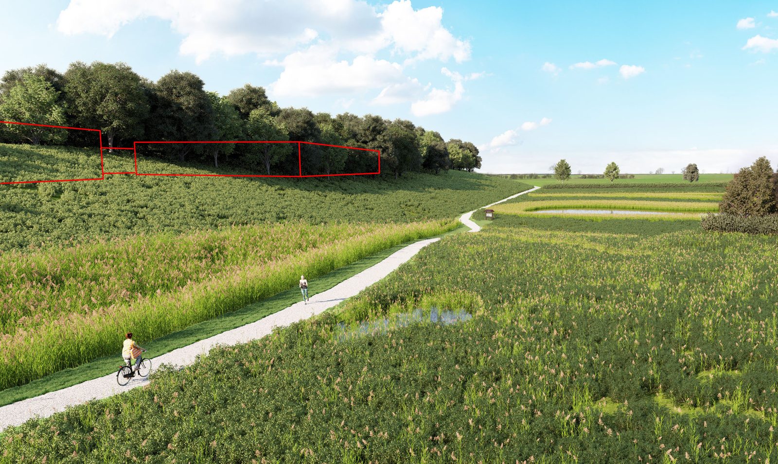 Verified view with wireline overlay against the approved model